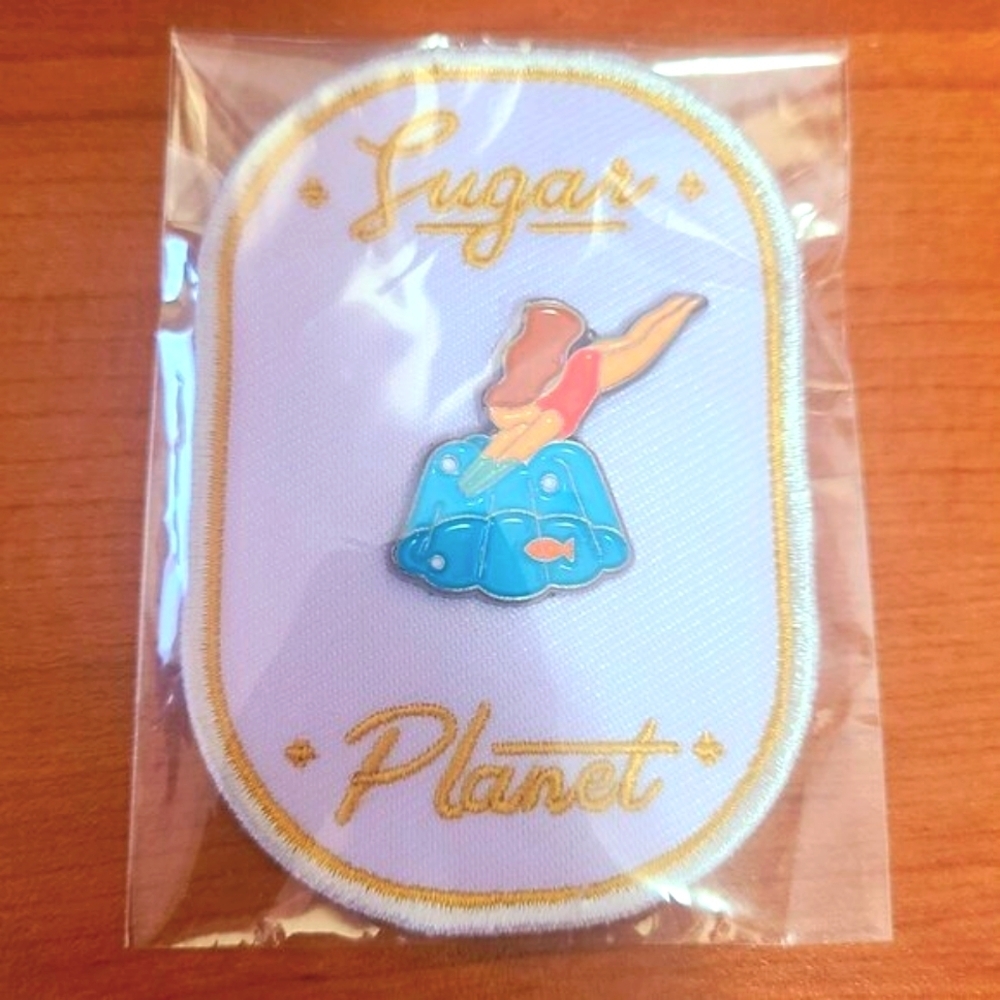 *4 for $30* Sugar Planet Pin - Diving into Jello Ocean - Swim - Swimming